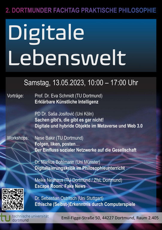 Poster des 2. Dortmunder Fachtags Praktische Philosophie 