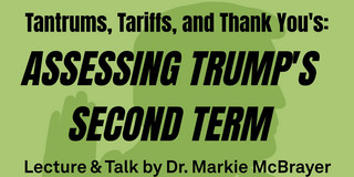 Plakat Tantrums, Tariffs, and Thank You's