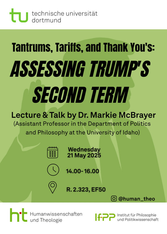 Plakat Tantrums, Tariffs, and Thank You's