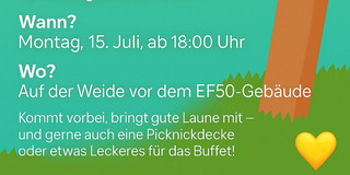 Plakat des Sommerfestes Plakat des Sommerfestes