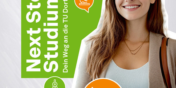 Social Media Grafik für Next Step Studium 2026