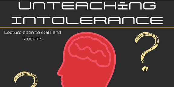 Plakat Unteaching Intolerance Plakat Unteaching Intolerance