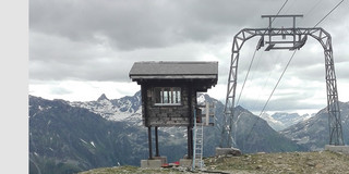 Verlassene Bergstation