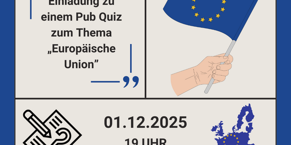 Einladung zum EU Pub-Quiz am 01.12.2025 um 19 Uhr im Uncle Tom's 